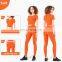 Hot Sale Gym Wear Women T Shirts Oem Slim Fit Short Compression Workout Athletic Shirt Tops