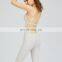 Customized Backless Yoga Jumpsuit Halter Neck Sexy Sports Dance Wear Fitness Running One Piece Suit Set