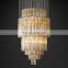 Modern Luxury Serenella Cylindrical Hanging Glass LED Chandelier for Home Hotel Bar Ceiling Suspension Chandelier