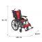 Manual wheelchair aluminum alloy folding 14kg, can be pushed and self driven