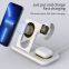 3 En 1 Foldable Wireless Charger Cube Charging Dock 3 In 1 Station Desktop For Watch