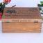 Custom Logo Printed Wood Box Storage Packaging Box With Mental Lock