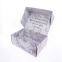 Strong Full Printing Hot Sale Custom Marble Mailer Box With Gold Foil Stamping