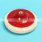 Felt polishing pad with adapter