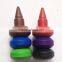 Make the cube with 7 colorful crayons