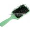 fashional paddle plastic custom hair brush with pattern