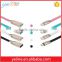 Silicon skin double micro usb splitter cable, for iphone usb data cable