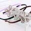 2016 Fashion 100% Handmade Rhinestone Flower Latest Popular Hairband Design