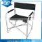 Aluminum Folding Directors Chairs black color camping chair folding chair