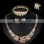 African Fashion 18K Gold Filled Vintage Style Luxury Elegant Design Necklace Sets
