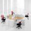 Wooden audio Workstation office layout 4 seats Cubicle ( SZ-WS360)