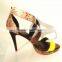 Private Label Women Heels Shoes Ankle Strap Woman Sandals Fashionable Drop Ship Ladies High Heel Sandals