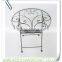 KZ8-06047 Classical wrought iron metal modern coffee table