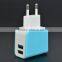 Smart Tech EU plug dual USB 2.1A smart wall charger for iPhone / iPad