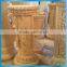 Outdoor stone pillar gazebo
