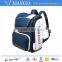 Customized logo printing high quality PU PVC leather baseball backpack bat backpack sport bag