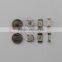 High quality garment accessories trousers hook and bar metal buttons for jeans