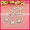 wholesale rhinestone applique in peacock design sew on wedding gowns WRA-475
