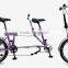 20 Inch Folding Tandem Bike / Single Speed Tandem Bicycle