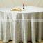 2016 hot sale high quality round polyester jacquard table cloth for wedding banquet