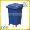 solid high quality plastic garbage bin outdoor trash bin wheels mobile