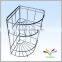 China supplier wholesale good quality durable hot sale portable free standing metal bathroom magazine rack