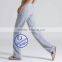 Wholesale custom 100% polyester blank women yoga sweat pants