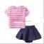 2015 hot lovely little party dress baby girl summer clothes sets