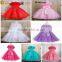 WONDERLAND children clothes Korean fashion white color flower girl dress 3 year old girl dress