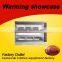 Hotel kitchen equipment electric food warming showcase