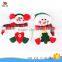hot sale snowman fork and knife holder pocket smile cutlery pouch for kids