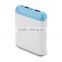 OPPUM 8000mAh mobile phone power bank 18650 lithium cell 5V 2A power bank with light VT-841