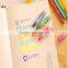 6 pcs color fluorescent pen highlighter pen magic color pen for promotional stationery