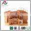 Cheap OEM order raw materials brown paper kraft bag