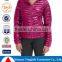 Super-light woven mini-ripstop nylon shell fabric best down coats for women