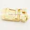 good quality gold plating metal fancy custom belt buckle