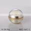 personal skin care 15g 30g 50g gold color clear cap promotional acrylic cosmetic jars for cosmetic