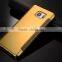 Newest Luxury Clear View Mirror Flip Electroplating For Samsung Galaxy S7/S7Edge Hard Covers+ Free Film