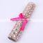 factory fancy crystal rhinestone mesh trimming sheet for handbag/shoe/phone /24x40mm iron on sticker