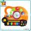 Top selling product toy guitar yellow toys plastic musical instruments electronic organ