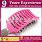 Factory supply curve boar bristle vent salon hairdressing brush vent hair brush