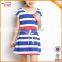 Cute kids sleeveless cotton frocks design wholesale