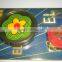 60mm diameter el flashing badge for gift or promotion