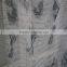 Popular children bedroom printed organza sheer curtain fabric for interior decor