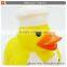 Hot selling funny vinyl bath duck toy for wholesale
