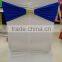 banquet elastic Chair band sash with removable mesh rhinestone buckle