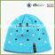 Custom promotional new fashion lady beanie skull cap