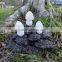 Resin solar powered garden mushroom lights