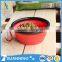 portable red large plastic bowls rubber cat bowl cheap rubber bowl