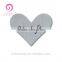Stainless steel 22mm floating locket plate for glass memory pendant necklace